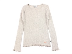 Mads Nørgaard oatmeal melange pointelle t-shirt Trudy